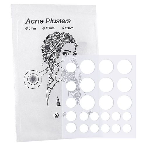 Patch Hydrocollode Invisible Contre L'acn - 24 Patchs Par Feuille