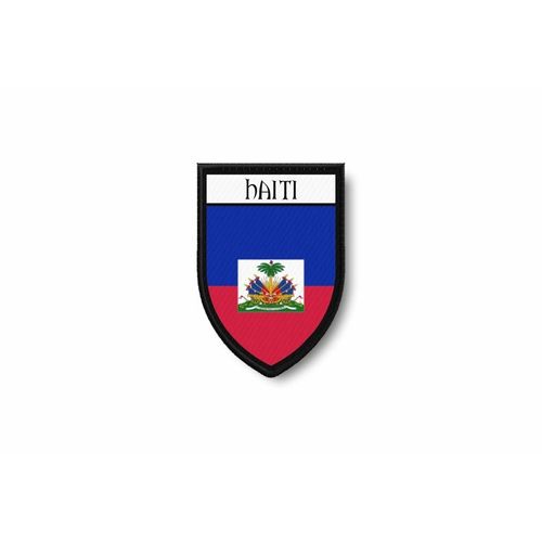 Patch Patches Emblem Iron On Glue Print Flag World Crest Haiti
