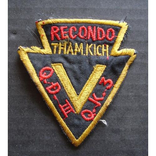 Patch Troupe Des Force Spciale Aroporter Tigre  Vietnam