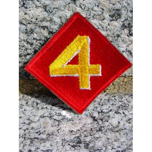 Patch Us Army Original Ww2 4th Marine Div