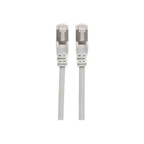 Intellinet Network Patch Cable, Cat6, 2m, Grey, Copper, S/FTP, LSOH / LSZH, PVC, RJ45, Gold Plated Contacts, Snagless, Booted, Lifetime Warranty, Polybag - Cordon de raccordement