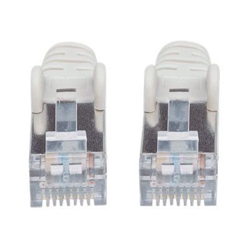 Intellinet Network Patch Cable, Cat6, 20m, Grey, Copper, S/FTP, LSOH / LSZH, PVC, RJ45, Gold Plated Contacts, Snagless, Booted, Lifetime Warranty, Polybag - Cordon de raccordement