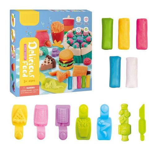 Pte  Modeler En Argile Douce Super Lgre Pour Enfants, Kit De Bricolage Fait  La Main, Animal, Dinosaure, Ocan, Jouets D'apprentissage Pour Garons Et Filles - Gteau