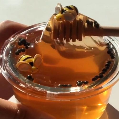 Pte  Modeler En Argile Polymre, Jouets De Pte  Bave De Cristal, Miel Clair, Abeille Visqueuse, Pte  Bave Lizun, Jouet De Bricolage Anti-Stress