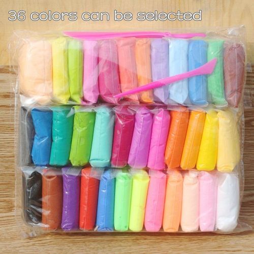 Pte  Modeler Pour Bb, Soins Pour Bb, Schage  L'air, Empreinte De Main, Impression, Outil De Moulage, Bricolage, Jouet En Plasticine Souple, Argile Polymre - 36pcs