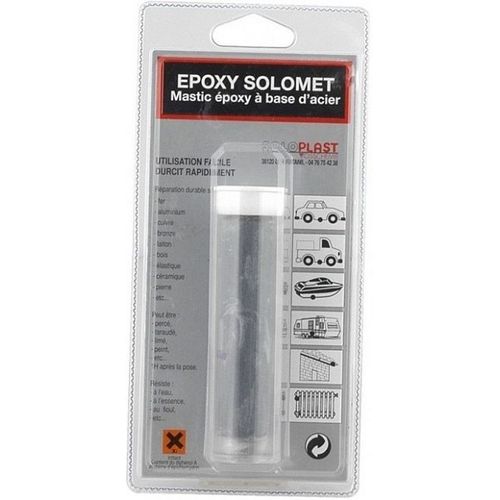 Pte Epoxy Solomet, Mastic poxy  Base D'acier, 57g, Soloplast