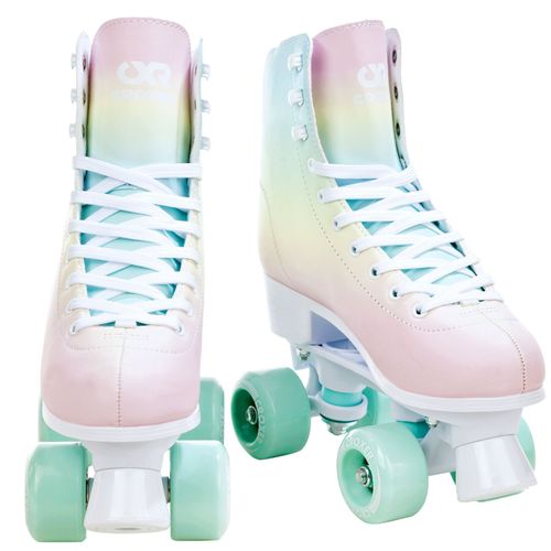 Patin A Roulettes Alessa Croxer Roller Quad Adulte Mixte 37 Multicolore
