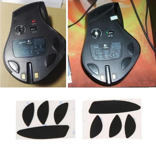 Patins  pied de souris de rechange, paisseur 0.6mm, 2 ensembles pour Logitech MX Revolution