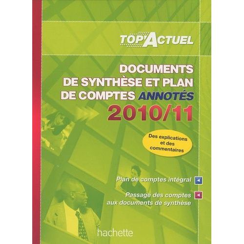Documents De Synthse Et Plan Des Comptes Annots    Format Broch 