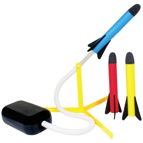 Paul G Nther 1556 - Jeu De Missiles Air Rocket Avec Pompe De Dmarrage Et 3 Missiles En Mousse Pour Enfants Partir De 4 Ans