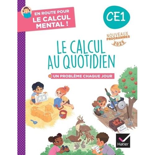 En Route Pour Le Calcul Mental ! Le Calcul Au Quotidien Ce1 - Un Problme Chaque Jour    Format Beau livre 