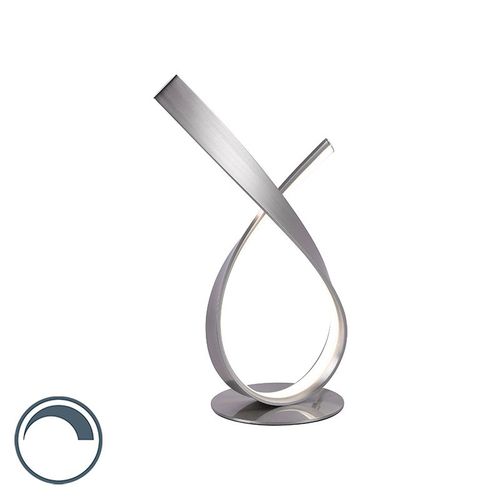 Paul Neuhaus Design Lampe De Table / Lampe  Poser / Luminaire / Lumiere / clairage Design En Acier Avec Led Et Variateur - Belinda Plastique /Acier Acier Bio / Intrieur / Salon Led (Non...