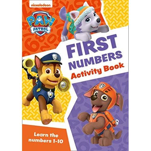 Paw Patrol First Numbers Activity Book    Format Broch 