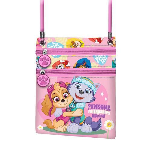 Paw Patrol La Pat' Patrouille Friendship Sac  Bandoulire Action Vertical, Rose