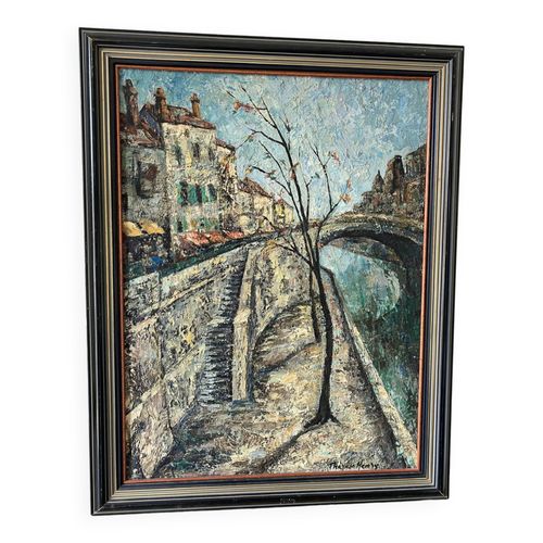Paysage Des Quais De Seine Parisien Multicolore