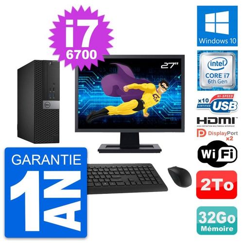 PC Dell 5040 SFF Ecran 27
