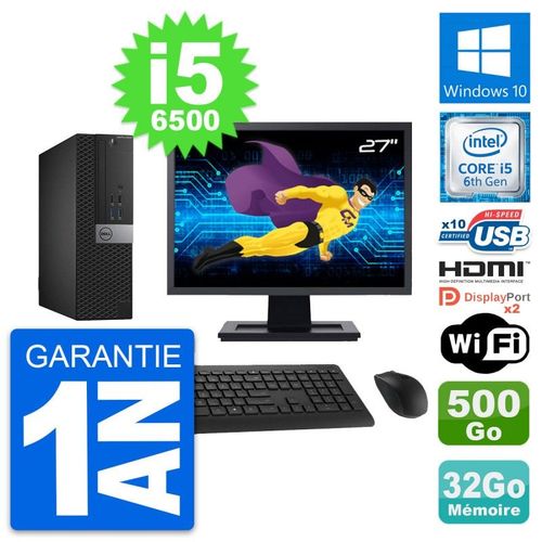 PC Dell 5040 SFF Ecran 27