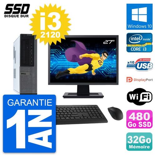 PC Dell 990 DT Ecran 27
