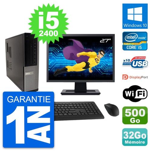 PC Dell 990 DT Ecran 27