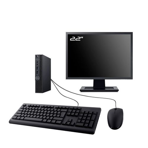 PC Dell Optiplex 3060 Micro Ecran 22