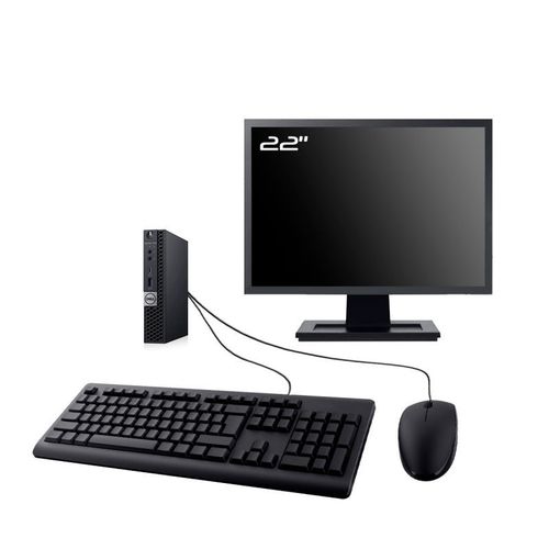 PC Dell OptiPlex 7060 Micro Ecran 22