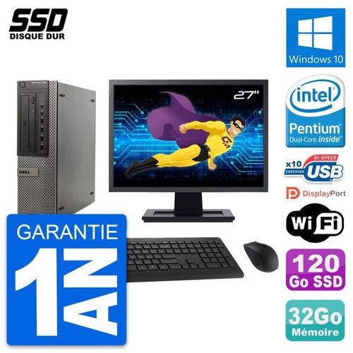 PC DELL OptiPlex 990 DT Ecran 27