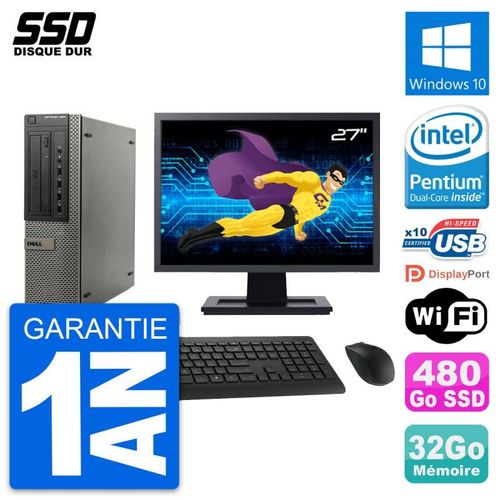 PC DELL OptiPlex 990 DT Ecran 27