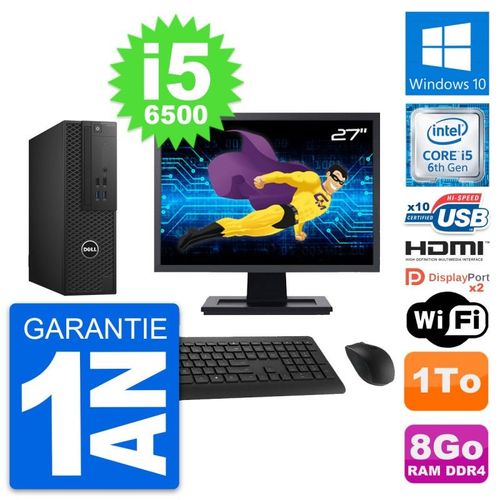PC Dell T3420 SFF Ecran 27