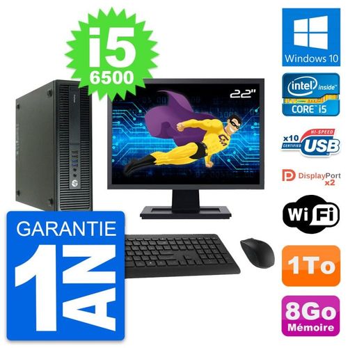 PC HP 600 G2 SFF Ecran 22