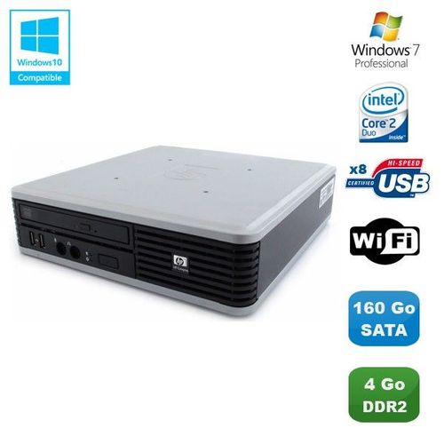 PC HP Compaq dc7800P USFF Core 2 Duo E8400 3GHz 4Go 160Go Graveur WIFI Win 7