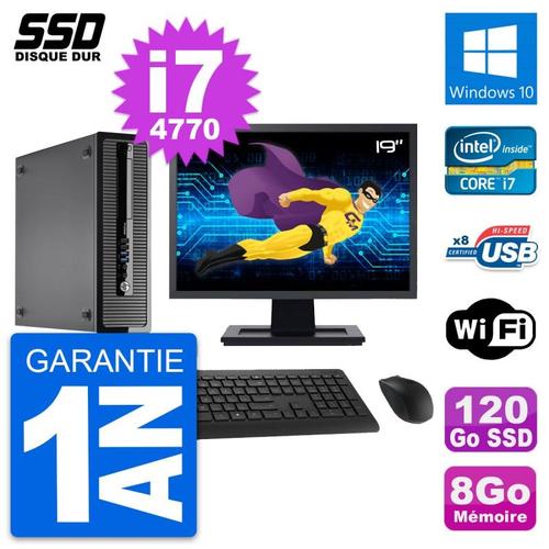 PC HP ProDesk 400 G1 SFF Ecran 19