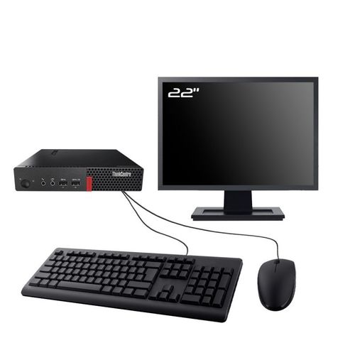 PC Lenovo M910q Tiny Ecran 22