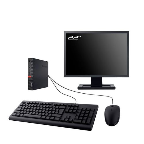 PC Lenovo M910q Tiny Ecran 22