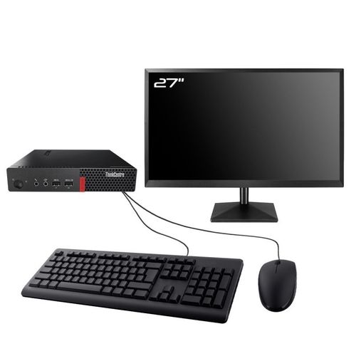 PC Lenovo M910q Tiny Ecran 27
