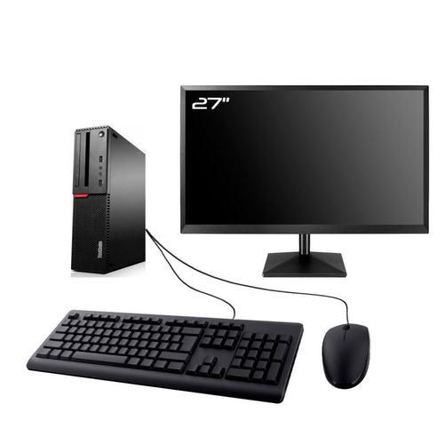 PC Lenovo ThinkCentre M800 SFF Ecran 27