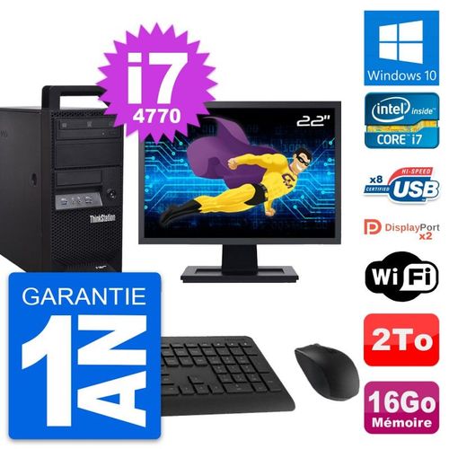 PC Tour Lenovo E32 MT Ecran 22