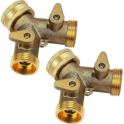 Pcs 2 Way Y Splitter Pour Double Tuyau DAlimentation De Robinet De Machine  Laver, 3/4 Pouce Pour Connecter 2 Appareils