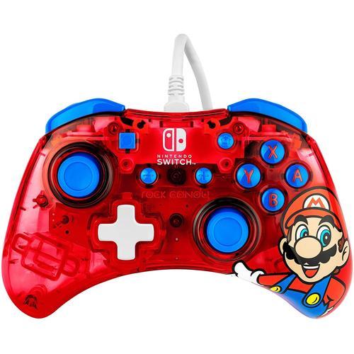 Pdp Rock Candy Manette Filaire Mario Pour Nintendo Switch