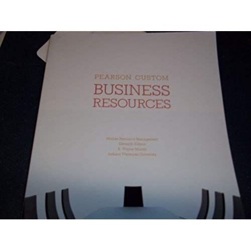 Pearson Custom Human Resource Management   de unknown  Format Broch 