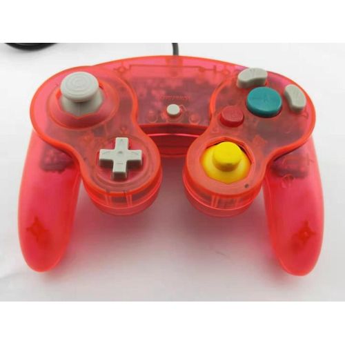 Pche Transparente - Couleur Transparente Pour N-G-C Gamepad Un Bouton Filaire Contrleur De Jeu Joystick Pour G-Amec-Ube Pour G-C