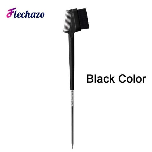 Peigne  Queue De Rat En Acier 3n1,Brosse  Sourcils Double Face,Brosse  Cheveux Casss,Brosse  Reflets,Queue De Illac,Brosse  Bord De Livres,12 Pices - Type Black 1pc