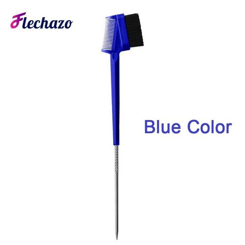 Peigne  Queue De Rat En Acier 3n1,Brosse  Sourcils Double Face,Brosse  Cheveux Casss,Brosse  Reflets,Queue De Illac,Brosse  Bord De Livres,12 Pices - Type Blue 1pc