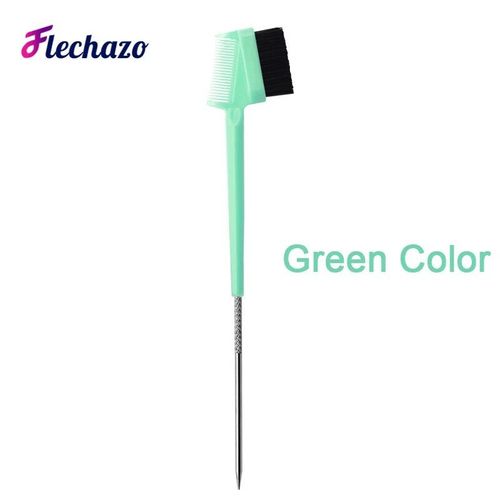 Peigne  Queue De Rat En Acier 3n1,Brosse  Sourcils Double Face,Brosse  Cheveux Casss,Brosse  Reflets,Queue De Illac,Brosse  Bord De Livres,12 Pices - Type Green 1pc