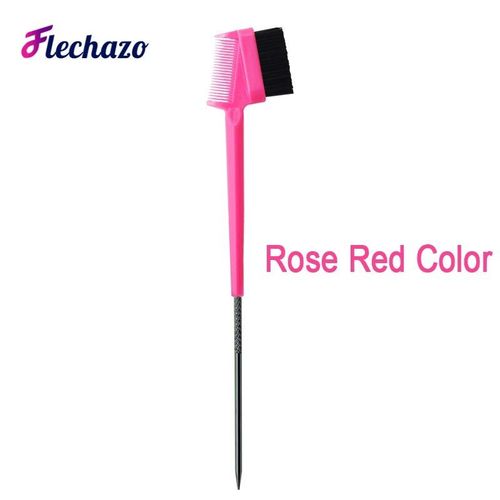 Peigne  Queue De Rat En Acier 3n1,Brosse  Sourcils Double Face,Brosse  Cheveux Casss,Brosse  Reflets,Queue De Illac,Brosse  Bord De Livres,12 Pices - Type Rose Read 1pc