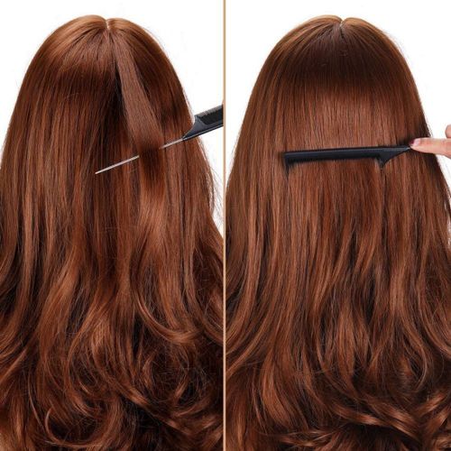 Peigne Queue De Rat, 3 Paquets, Broche En Acier, Queue De Rat En Fiber De Carbone, Rsistant  La Chaleur Goodnice