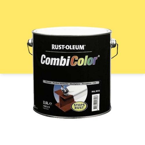 Peinture Antirouille - Mtal Brillant - 2,5 L - Jaune 1023 - Combicolor Rust-Oleum