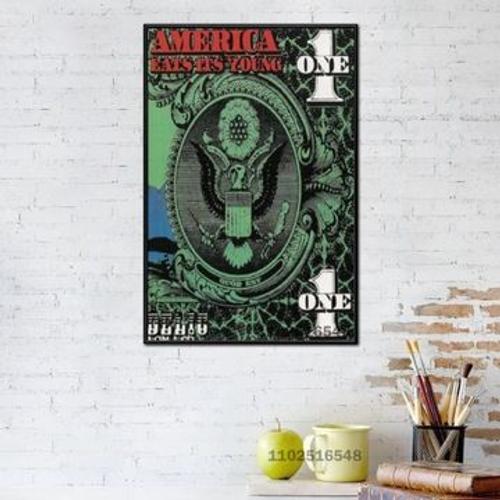 Peinture D'affiche Funkadelic Sur Toile,Mpression Murale Poster Pour Salon Chambre  Coucher DCor Sans Cadre(90*130cm)