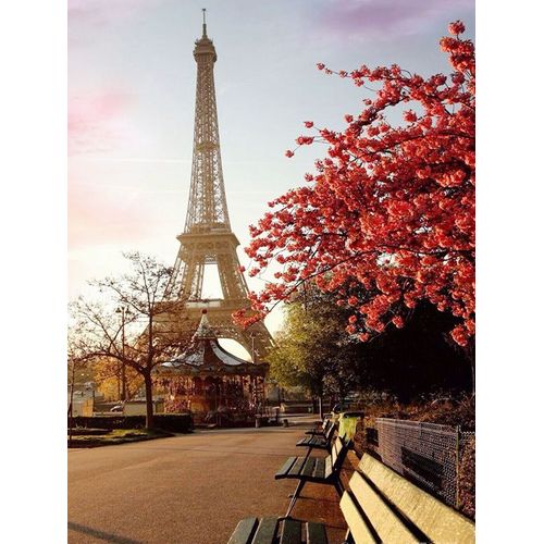 Peinture Diamant Thme Tour Eiffel, Broderie 5d, Points De Croix Bricolage Paysage, Mosaque Complte, Image En Strass, Travaux D'aiguille 40x50cm No Frame