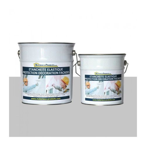 Peinture Etanche & Elastique Pour Protection Faade Gris Perle - Conditionnement: 20 Kg - Couleur: Gris Perle