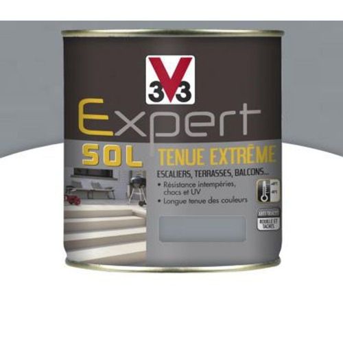 Peinture Pour Sol Int?Rieur Ext?Rieur Tenue Extr?Me V33 Ciment 2 5l